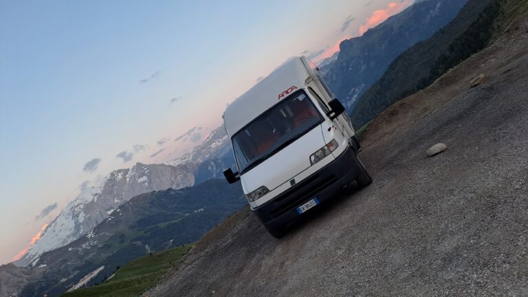 dolomiti in camper